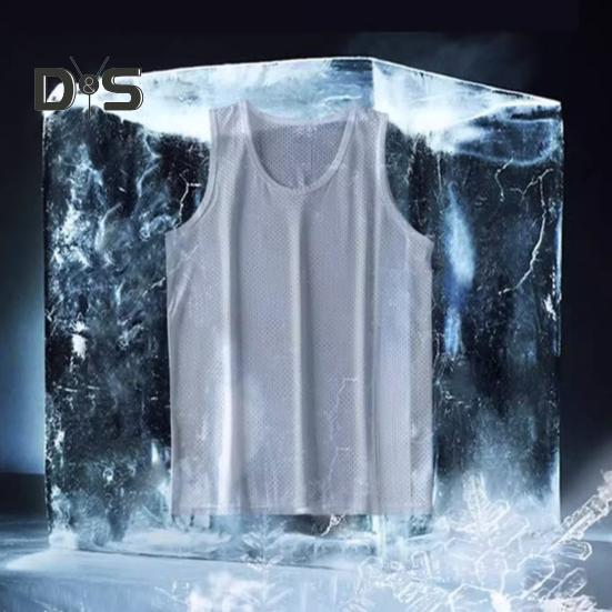 Herren Mesh-Weste Sommer-Tanktop Einfarbig Rundhals Ärmellos Singlet Slim Fit Muskel-Fitness-Shirt für Fitnessstudio Streetwear