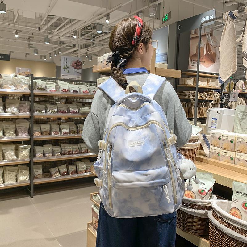 Fashion, Simple And Casual Trend Backpack, Junior High School Students, Students, School Bags, Men'S And Women'S Large-Capacity Backpacks