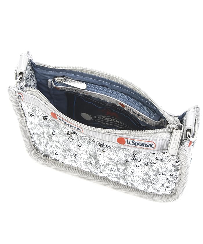 Official Shoulder Bag 2WAY CHAIN MINI Cosmic Silver [LeSportsac] BAG/1060 Women's