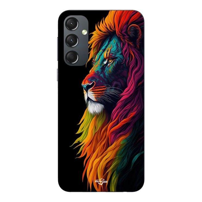 Coque Pour Samsung Galaxy S25 FE Lion Majestueux Coloré Maniacase