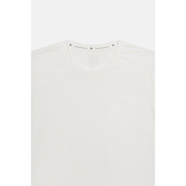 Kolon SporTS Women S Hiking ShorT Sleeve Round T ShirT jkTcm25302ivo