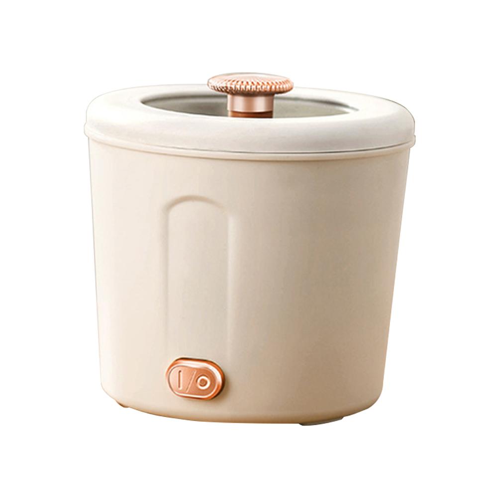 Hot Pot Electric Portable Ramen Cooker With Anti Dry Burning Function Detachable Power Cord Button Control Portable Electric Pot