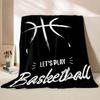 6 Sizes Basketball Art Printed Blanket Warm Soft and Comfortable Home Travel Blanket Sofa Bedding Cover Blanket Holiday Gifts