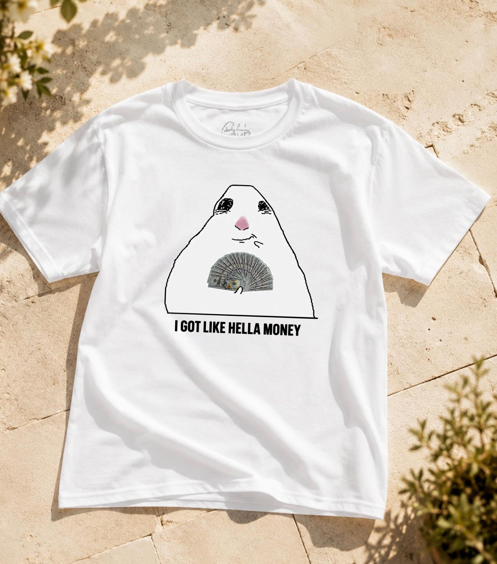 money hamster meme T-Shirt, funny hamster shirt, money shirt, hamster shirt, viral rodent peT-Shirt, genZ humor 3XL