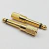 Gold-plated 6.35mm Male To 3.5mm Female Mono Adapter for Microphone/Headset