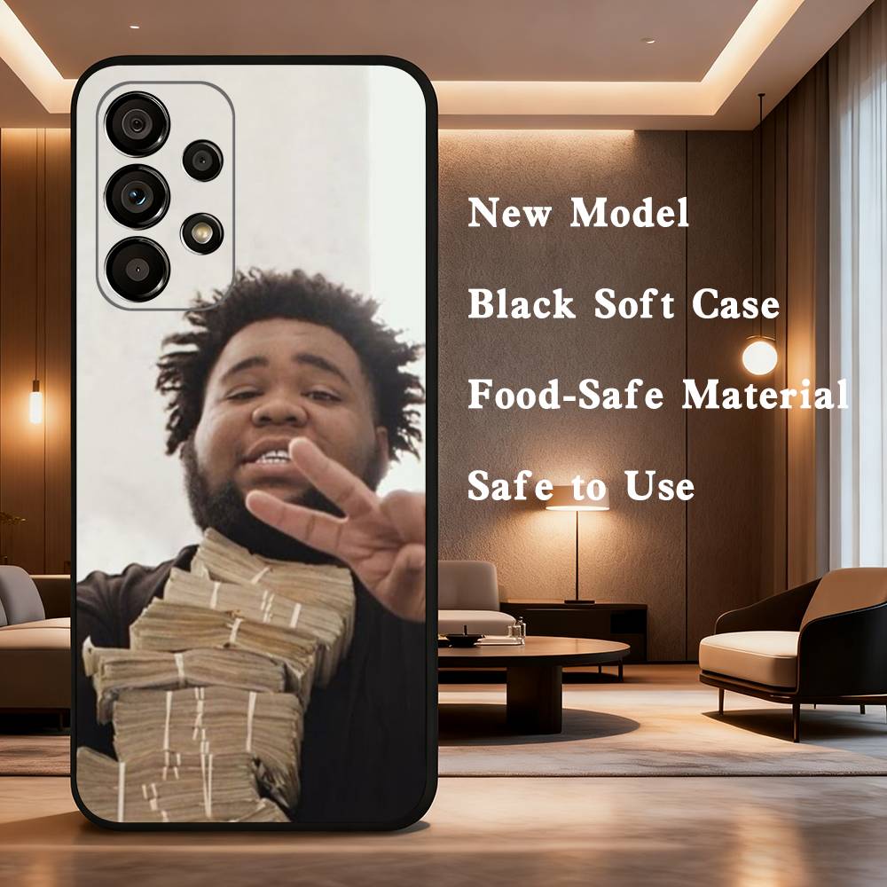 Singer R-Rod W-Wave Cool Phone Case For Samsung Galaxy A73,31,8,9,53,32,72,41,J7,52,71,22,Note Soft Black Silicone Cover