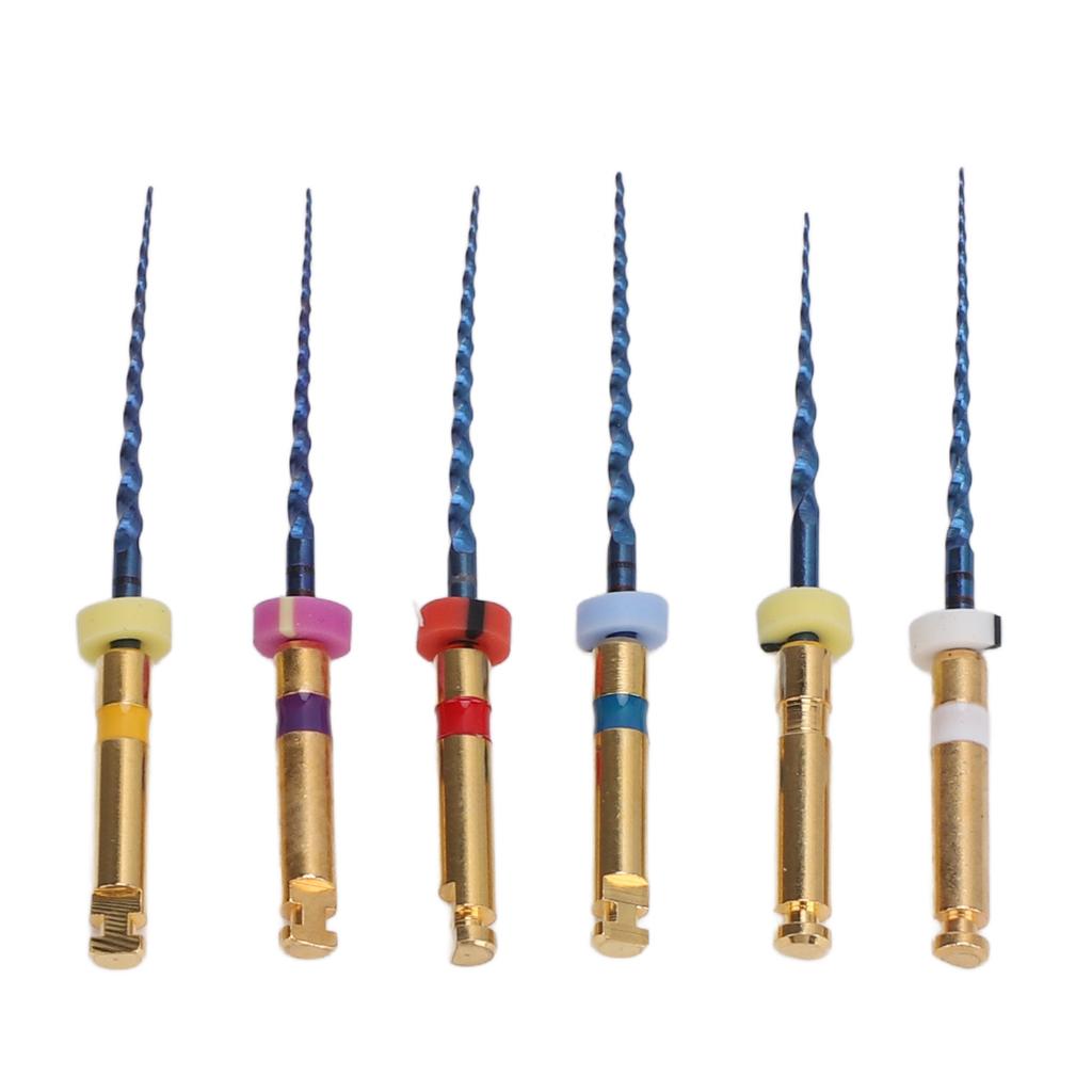 6 buc SX F3 Ace Endodontice Dentare cu Conicitate Mare Activare Termică Vârf Ac Endodontic Dentar