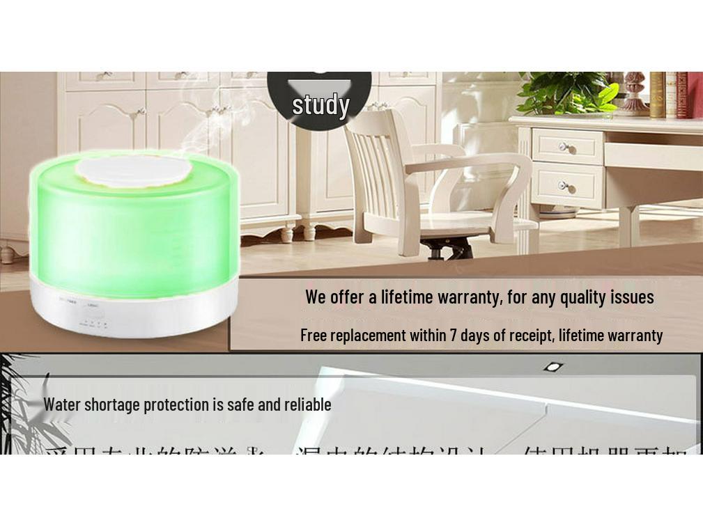 Large Capacity Ultrasonic Aromatherapy Humidifier with Remote Control