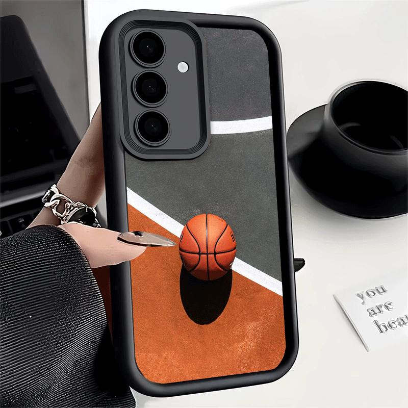 Phone Case for Samsung Galaxy S26 S25 Ultra S24 FE Basketball Basket Sports Shell S23 Plus S22 + S21 S20 5G Soft Silicone Funda