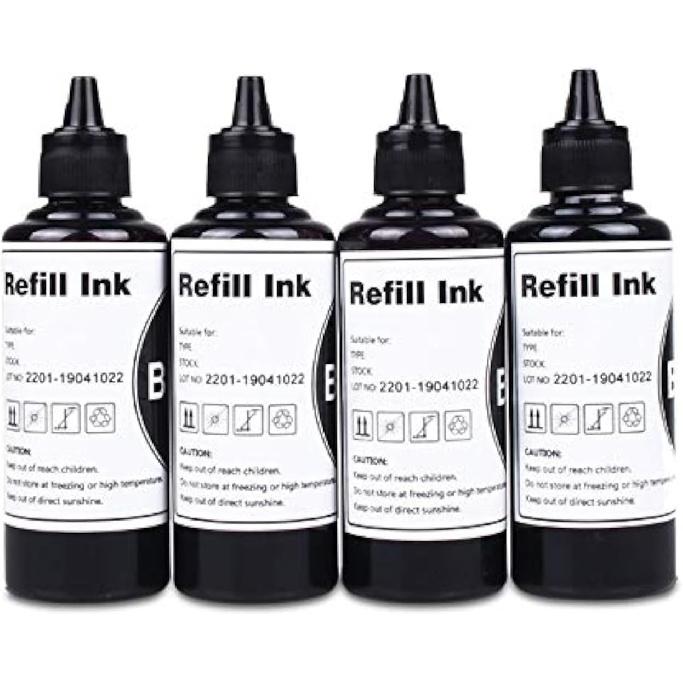 Regular Refill Ink for T252 T252XL120-BCS, T252XL220, T252XL320, T252XL420 Workforce WF-7710 WF-7720 WF-7210 WF-3630 WF-7620 WF-7610 WF-3640 WF-3620