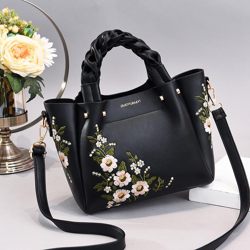 Women's Bag New Chinese Style Flower Bag Portable Women's Bag Trendy Fashion Shoulder Messenger Bags