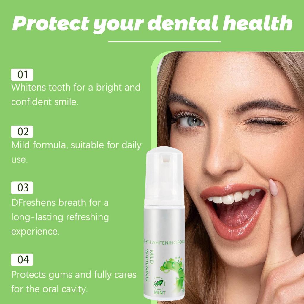 Tooth Coloring Serum Whitening Foam Teeth Cleaning 50ML