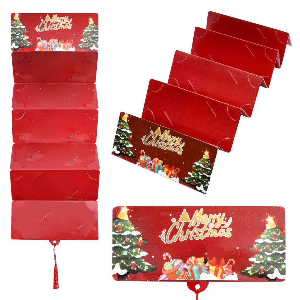 Christmas Surprise Party Money Box,10slots Can Hold Bank Cards, Suitable For Various Sizes Of Cards, Surprise Red Envelopes And Gifts