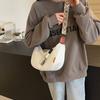 Crossbody bag Women's cloth bag Summer canvas Casual dumpling bag Niche commuter small bag One shoulder versatile new model