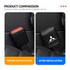 Car Seat Belt Buckle Protective Cover Safety Belt Plug Clip Case For Mitsubishi Outlander Pajero Sport Lancer EX ASX L200