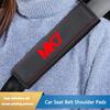High Quality Car Seat Belt Protection Shoulder Pad Cover for Volkswagen MK7 Logo Top leather automotive Protection accessory