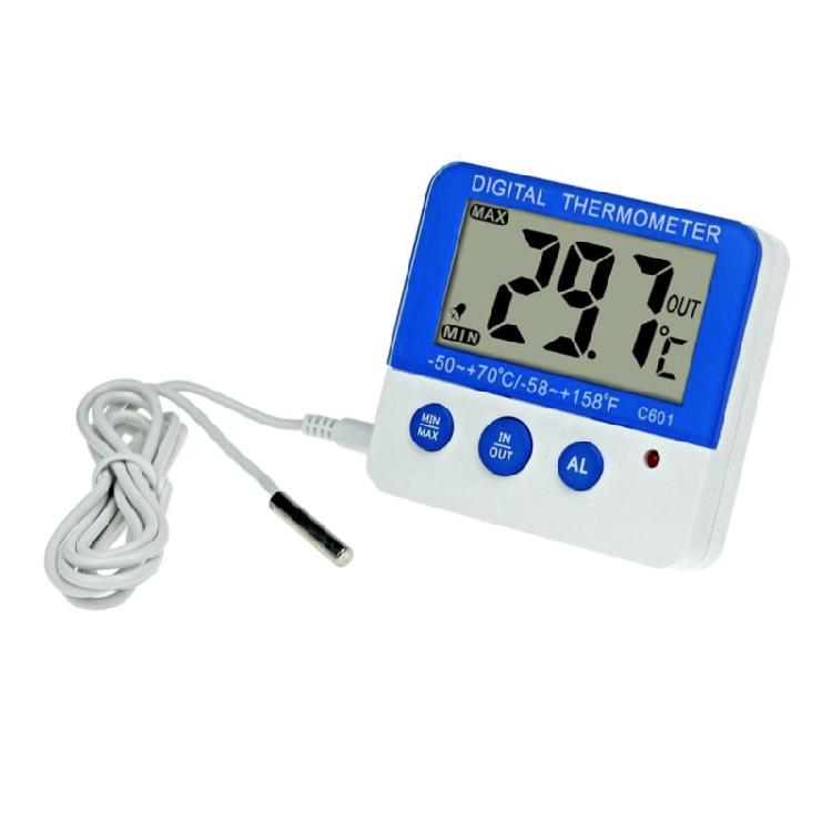 Digitales Kühlschrankthermometer mit Sonde Digitales Kühlschrankthermometer LCD