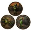 Yousheng Portland Frog Coin Vintage Frog Resist Coin Commemorative Inspirational Challenge Coin Collectible Gift for Inspiration Support Free Spirits
