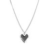 SQUAZ Necklace SIDA131 1COLOR Unisex Heart Pendant Chain Necklace