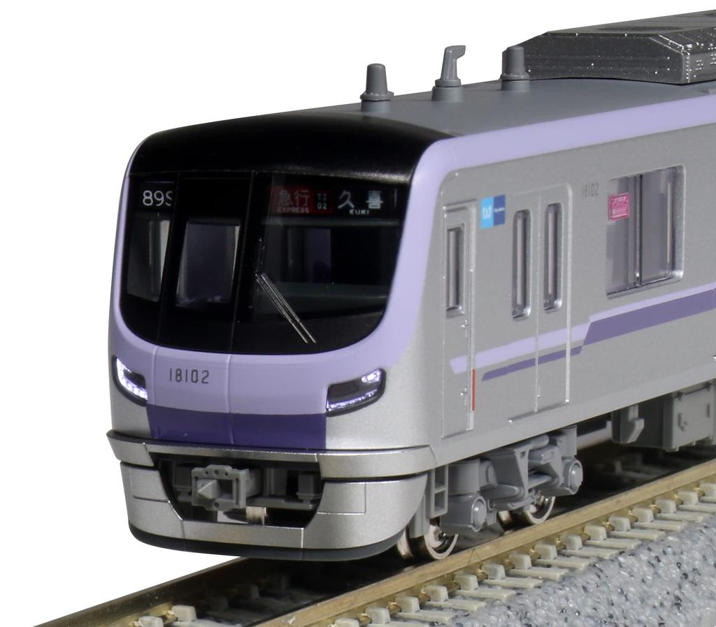 KATO N Gauge Tokyo Metro Hanzomon Line 18000 Series Basic Set Railway Model Train Multicolor 6-car 10-1760