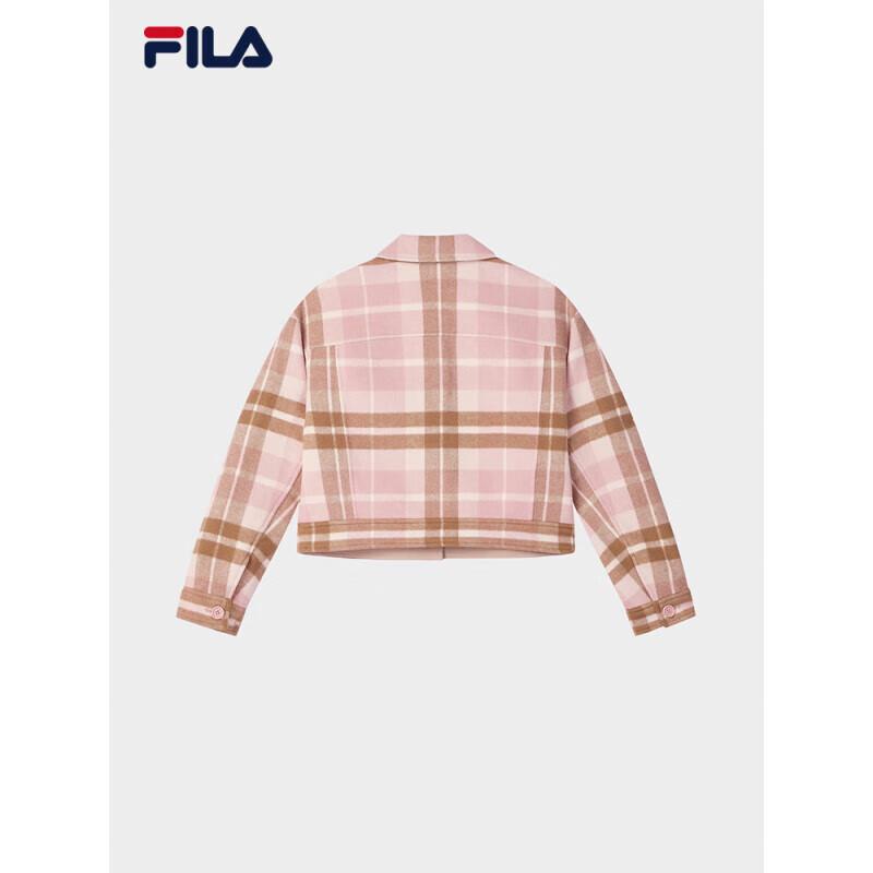 Fila Women's 2025 Spring Yang Mi Collection Plaid Casual Jacket