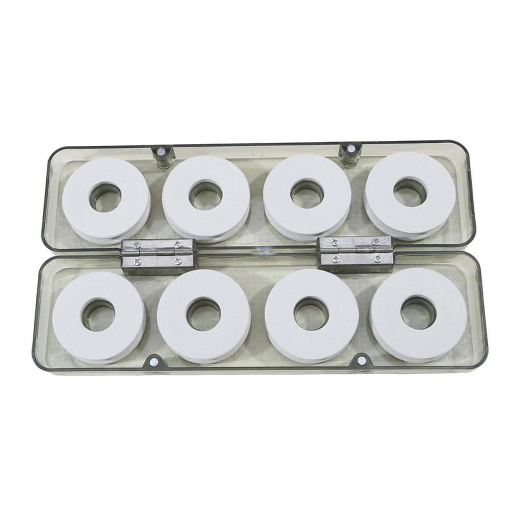 8/16pcs Fishing Tackle Foam Spools Line Box Winding Board Shaft Lure Hook Rig Bait Storage Case Pesca Accessories