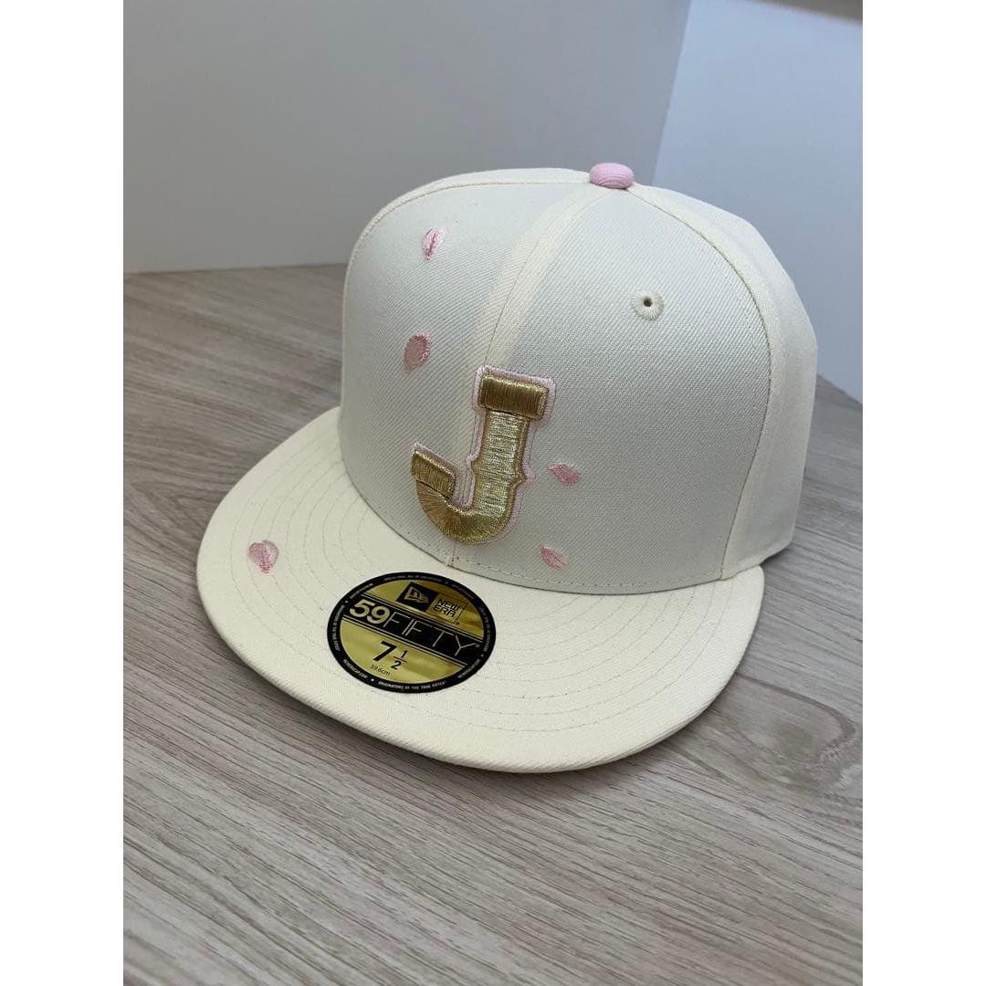 Used New Samurai Japan Sakura Cap 7 1/2 Hat New Era WBC L size