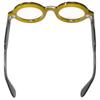 Great Lesca Lunetier Glasses PHIL Round frame Brown mens Used