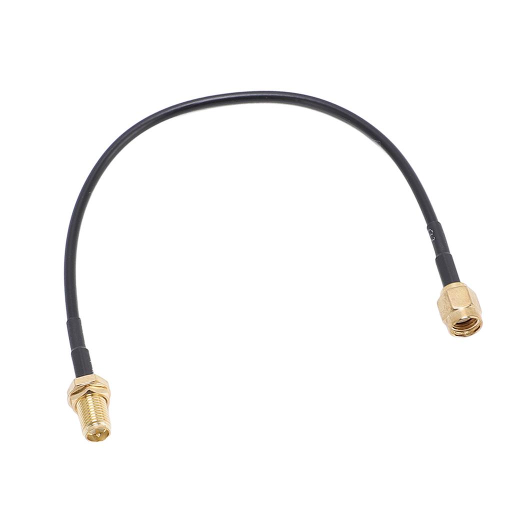 SMA Hann til SMA Hunn Kabel RG174 Koaksial Antenneforlengelse Lavt Tap 15cm Gullbelagt Messing