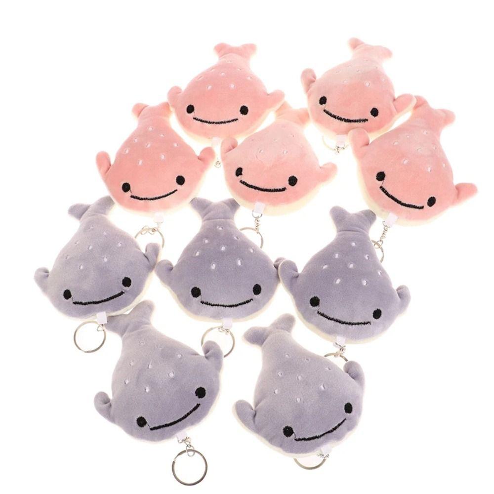 Soft Stuffed Animal Whale Doll Plush Whale Pendant Cartoon Whale Keychain Friends Birthday Gifts