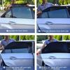 4-Piece Premium Car Window Sunshade Net Set - UV Protection and Privacy, Universal Fit Front and Rear Curtains