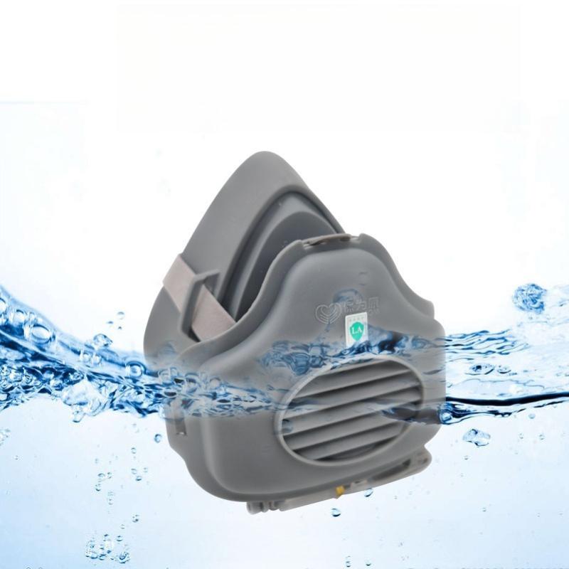 Dust-Proof Work Safety Rubber Mask Cotton Filter Dust Respirator Half Face Dust Mask for House Clean Carpenter Builder Polishing