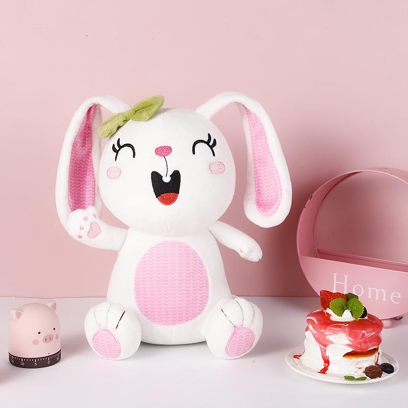 

Мультяшная плюшевая игрушка Заяц с длинными ушами для детей 30 cm белый