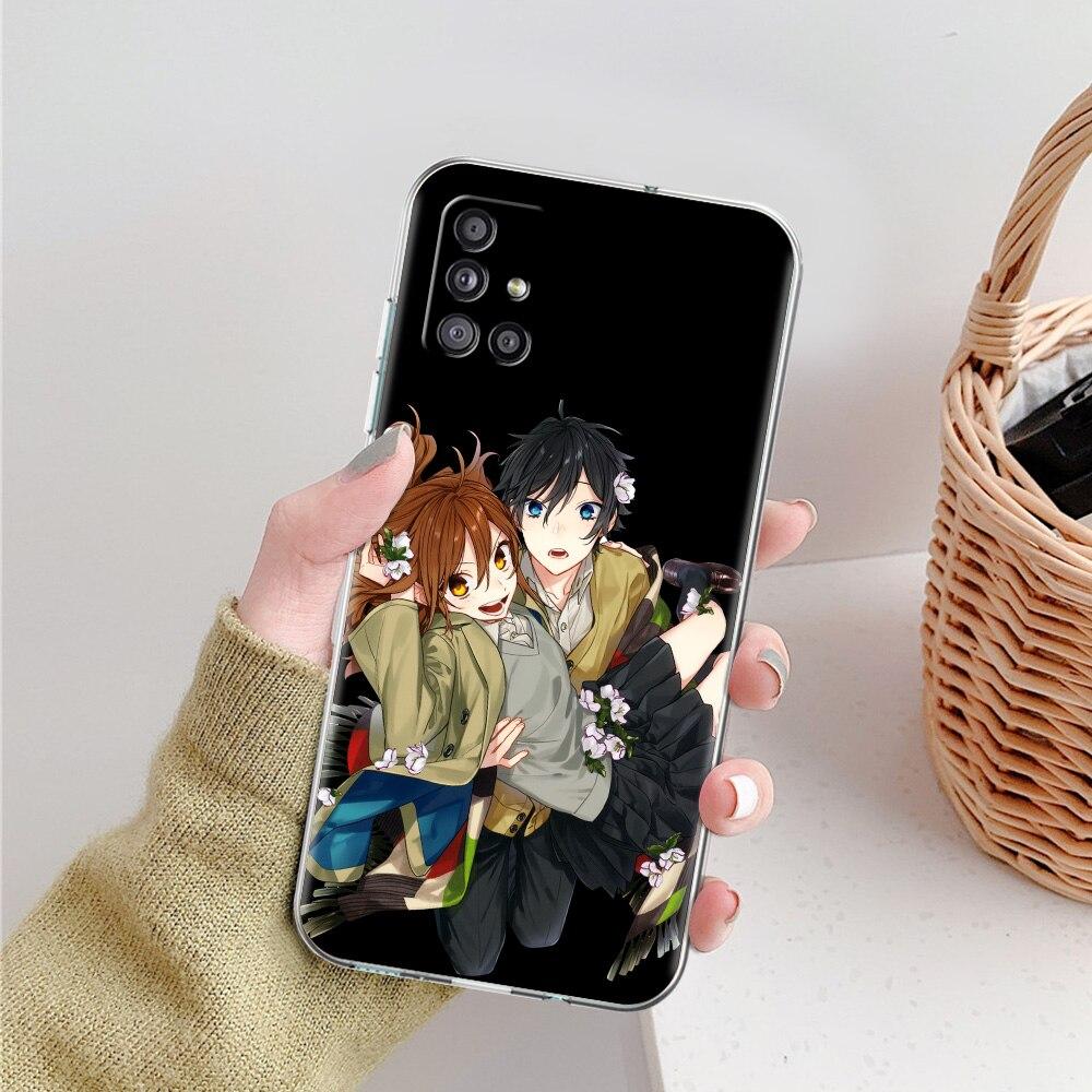 Horimiya Miyamura Izumi Anime Phone Case For Samsung Galaxy A51 A71 A21S A12 A11 A31 A41 A52 A32 5G A72 A01 Silicone Clear Cover