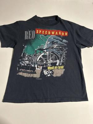 REO Speedwagon Baumwolle Schwarz Shirt Unisex Konzert S bis 5XL Kostenloser Versand MQ351 Unisex T-Shirt