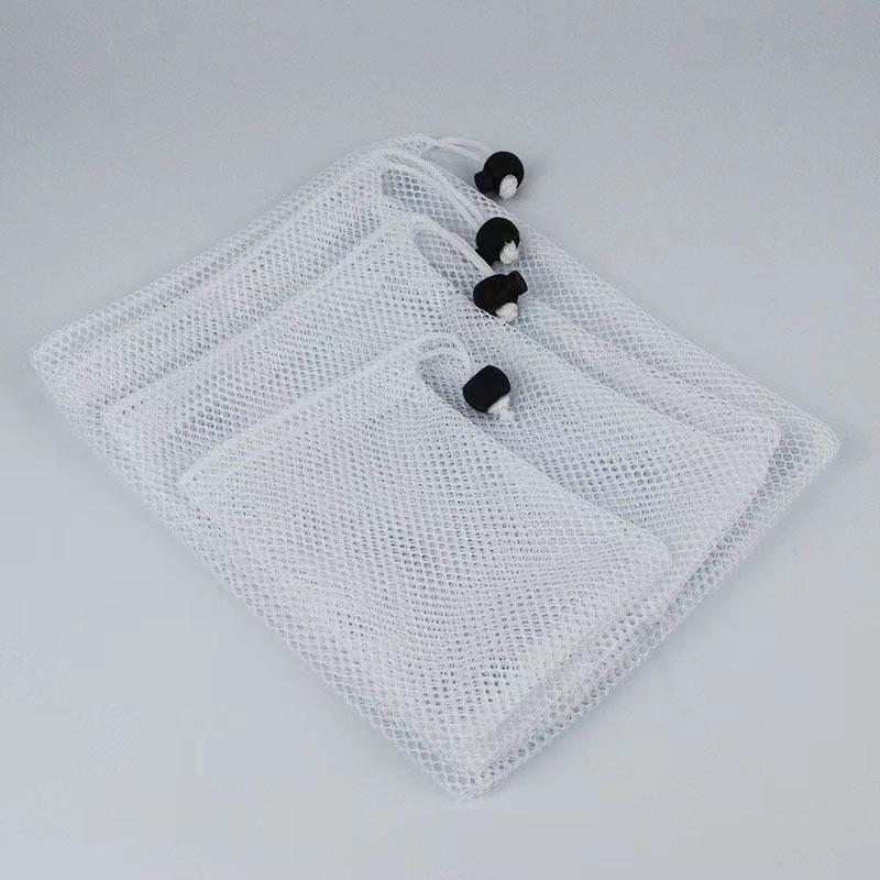 Manufacturer Mesh Drawstring Storage Bag