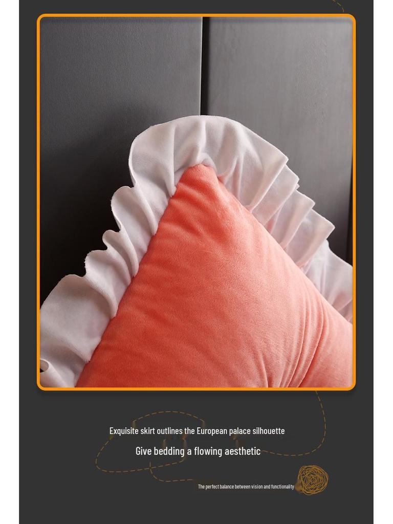 Prinzessinnenkrone Schlafzimmer Rückenlehnenkissen - Weiches Kopfteilkissen für Tatamibett