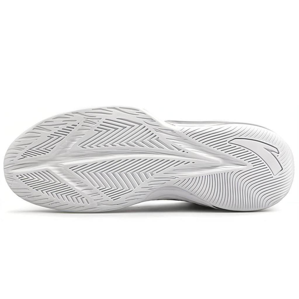 Anta Stash X  Shock Absorption Non-Slip Wear-Resistant High-Top Basketball Shoes Men Sneakers White Blue 91931110-8