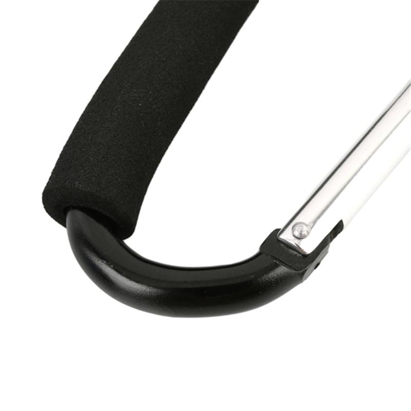 1pc Portable Aluminum Alloy Carabiner with Sponge Handle - Ideal for Outdoor Hiking, Travel, and Backpacking - Multifunctional