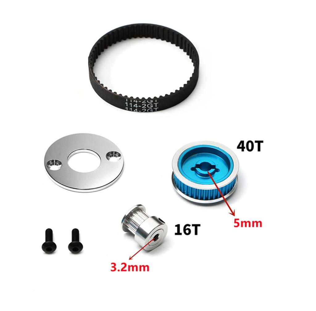 SHEAWA for Tamiya TT-02 Belt Kit, Heavy-Duty Replacement Parts and Accessories