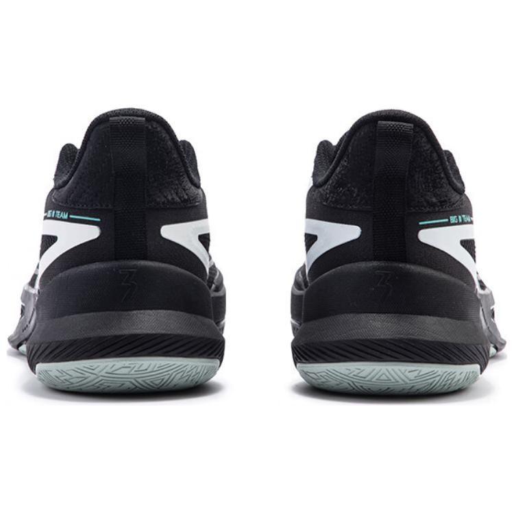 361 Big3 Team Big3 Team 2 Abriebfeste Low-Top Basketballschuhe Herren Schwarz Weiß Grün 672431108 /