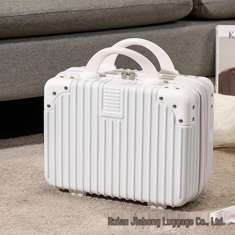 14-Inch Handheld Mini Travel Makeup Case with Password Lock