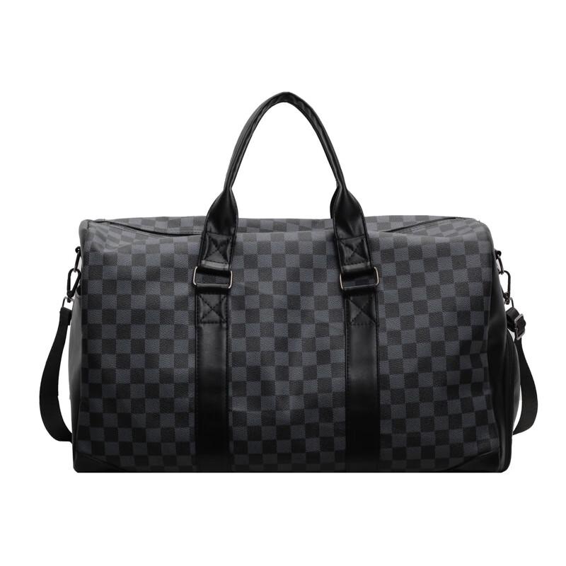 Li Shen Premium PU Plaid Travel & Maternity Tote Bag