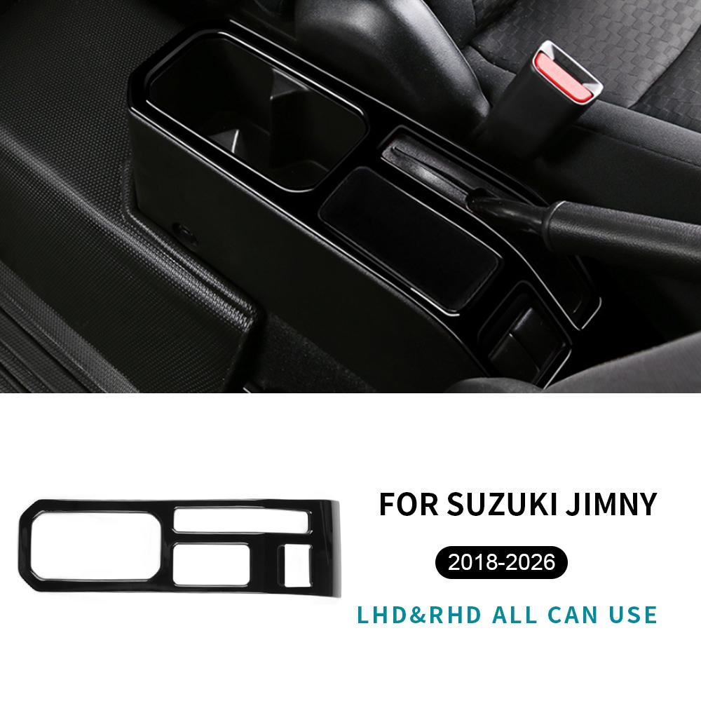 Handbrake Panel Cover For Suzuki Jimny 2018 2019 2020 2021 2022-26 3-Door Center Console Trim Interior Sticker Car Accessories