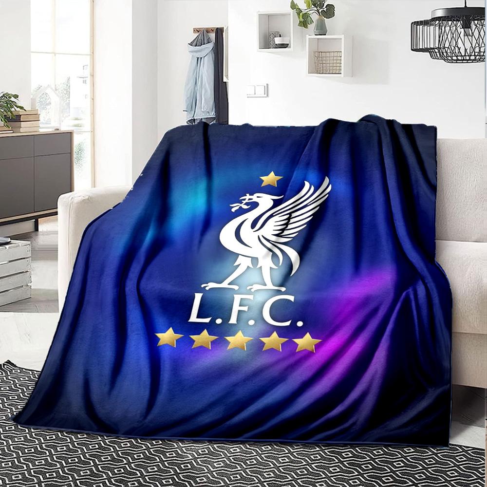 Liverpool Blanket Comfortable Perfect for Couch Bed Picnics for All Seasons Modern Gift for Travel Home Birthdays