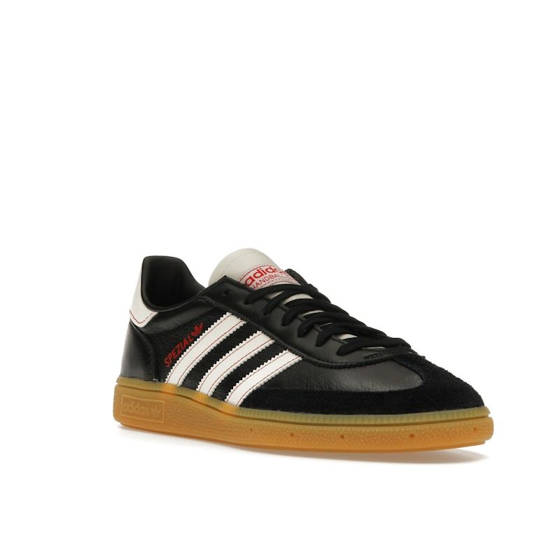 Adidas Handball Spezial Black Off White Red Unisex Sneakers Core-Black Gum-3 JH6397