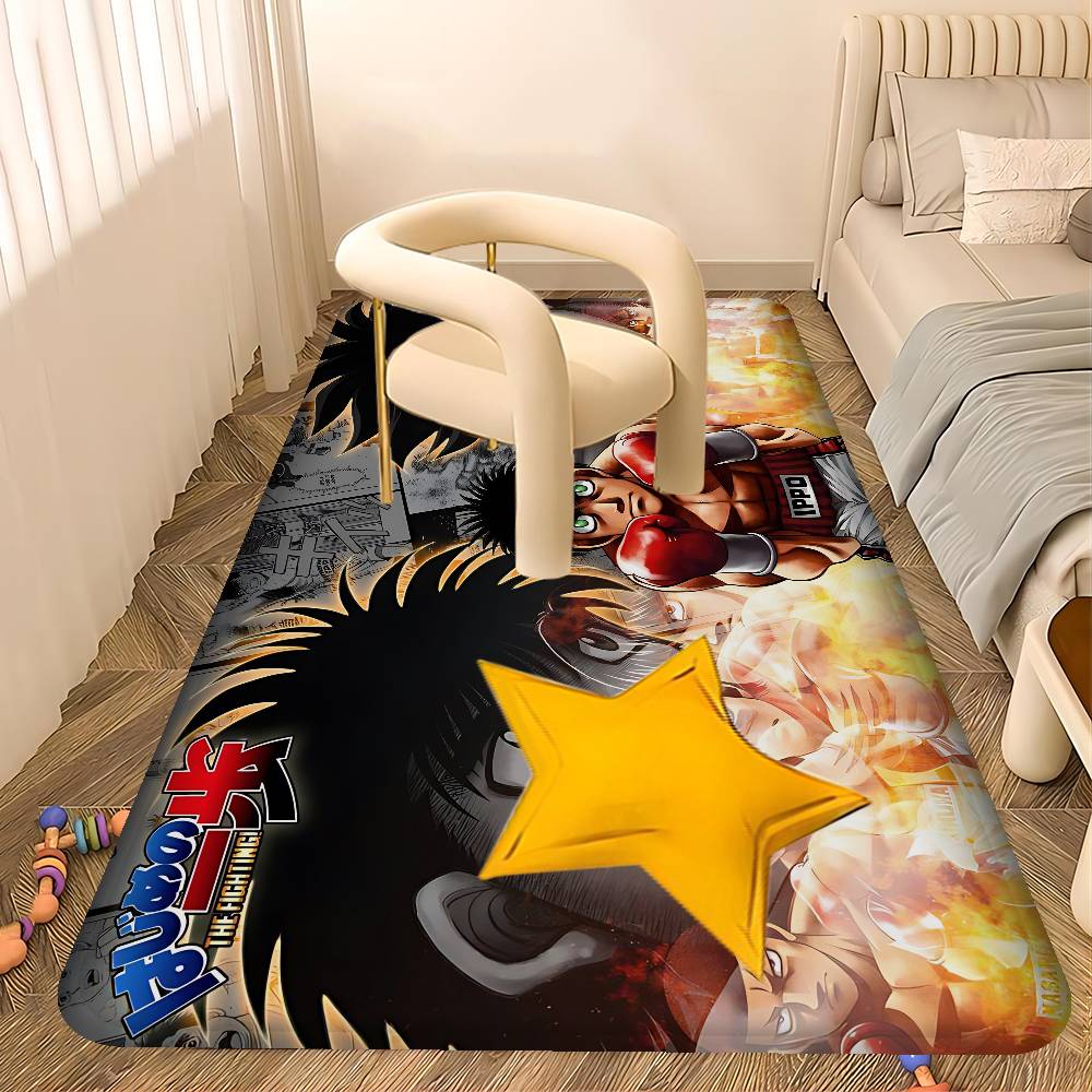 Hajime No Ippo Anime Kitchen Mat Kids Room Bedroom Decoration Balcony Anti-Slip Doormat Living Room Alfombra