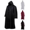 Adult Cloak Coat Hooded Cape Robe with Hat Boys Girls Role-playing Breathable Costume for Halloween Cosplay Makeup Party