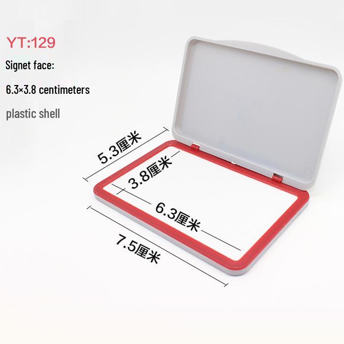 Большие и маленькие чернильные подушечки: Быстросохнущий, Несмываемый, Без масел и Бесцветный с квадратной поверхностью из ткани.