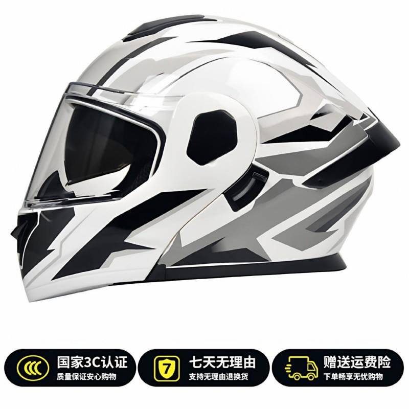 3C DOT Certified Full Face Motorcycle Helmet Men Women Winter Modular Motorbike Safety Electric Bike Riding Gear